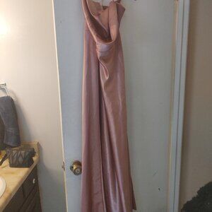 Dusty rose bridesmaids dress
